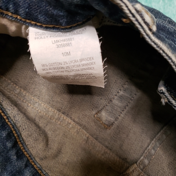 Lee Natural Straight Leg Medium Wash Jean Size 10 - Picture 5 of 7